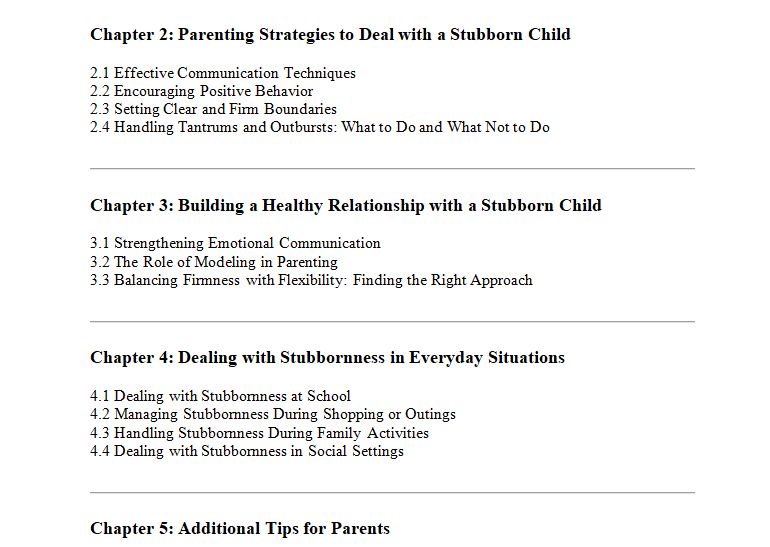 The Secret to Dealing with a Stubborn Child