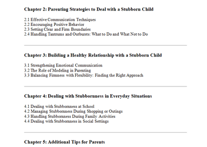 The Secret to Dealing with a Stubborn Child